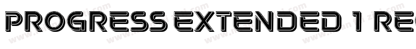 Progress Extended 1 Regular字体转换